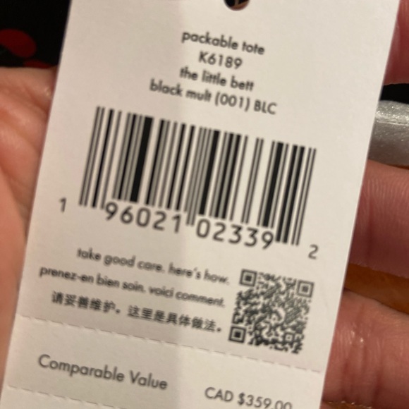 KATE SPADE Mel Packable Tote - Picture 8 of 11